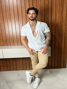 Men Shirts - White - View 3