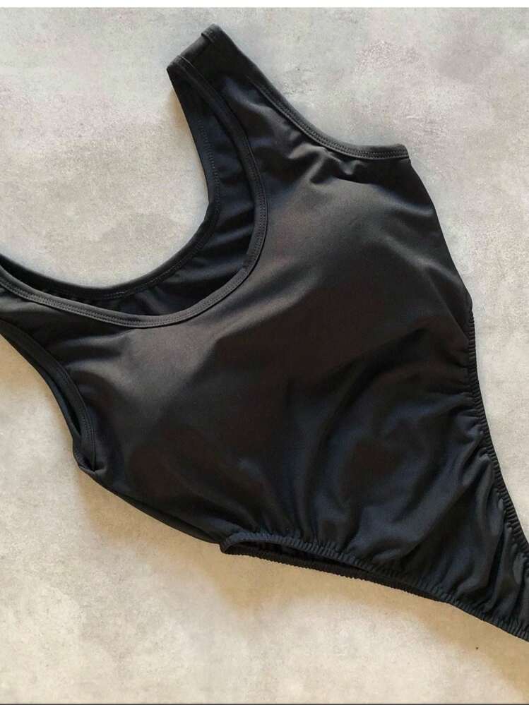 Women Bodysuits - Black - View 4