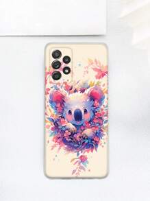 1pc Cute Koala Pattern Tpu Phone Case Compatible With IPhone And Samsung - Multicolor - View 5