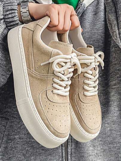 New Style All Season Hong Kong Style Student Canvas Shoes, Casual & Fashionable, Sporty & Comfortable, Versatile Sneakers For Men