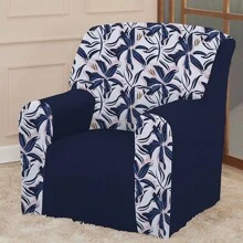 Sofa Cover Protector For Coladinha 1-Seater Dad Armchair Mixed Floral Print Loose - 軍綠色 - 查看 2
