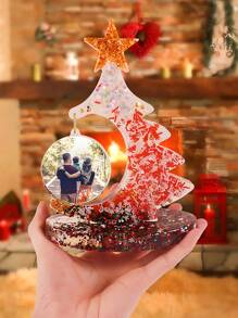 2 Khuôn Nhựa Cho Khung Ảnh, Khuôn Silicon Lớn, Khuôn Nhựa Hình Cây Thông Noel Để Đúc Epoxy, Làm Đồ Thủ Công Độc Đáo & Khuôn Khung Giáng Sinh Nghệ Thuật Để Trang Trí Bàn & Quà Tặng Gia Đình - trắng - Xem 2
