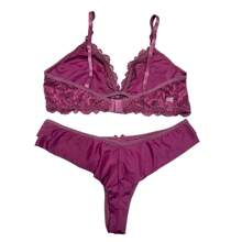 Women Sexy Lingerie - Maroon - View 2