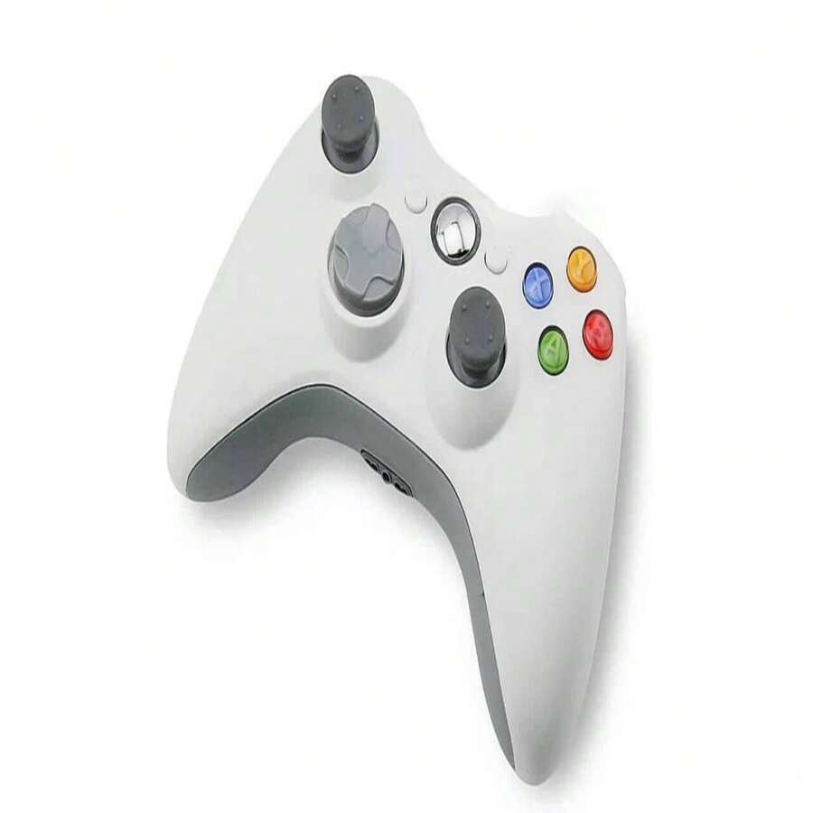 Control Mando Alambrico Para X 360 Y Pc Windows Gamepad - Blanco - Ver 1