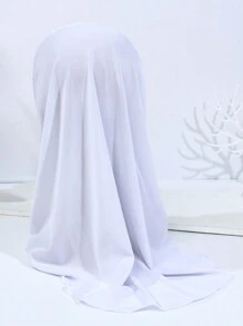 1pc Children's Simple Decorative Hijab For Sun Ion, Warmth And Daily Use Outdoors