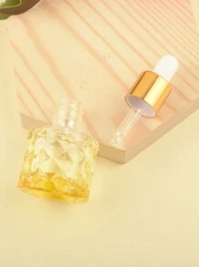 10ml漸層粉紅玻璃滴管瓶,適用於精油、精華、化妝品、護膚液的分配,配有防光和便攜設計 - 金色 - 查看 2