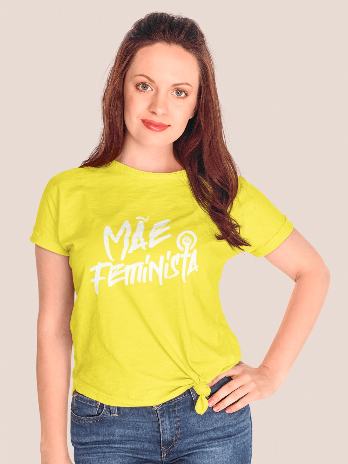 Women T-Shirts - 黃色 - 查看 1