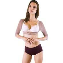 Faja moldeadora de licra reduce y comprime brazos y espalda M2020 - Marrón Chocolate - Ver 1
