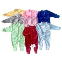 Baby Boys Jumpsuits - Màu Hồng baby - Xem 3