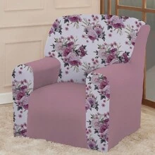 Sofa Cover Protector For Coladinha 1-Seater Dad Armchair Mixed Floral Print Loose - 駝色 - 查看 2