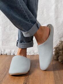 男士時尚家居拖鞋柔軟的防滑拖鞋,安靜和防滑,合適的適用於室內地面,顏色差異存在至不同和設備 - 綠色 - 查看 5