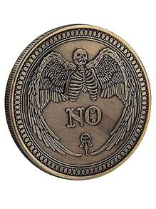 1pc Mặt trước Có hoặc Mặt sau Không Đồng xu may mắn bằng sắt, Mặt trời & Thiết kế bàn tay Trang trí thủ công, Đồ trang trí bằng sắt hiện đại cho ngôi nhà tốt nhất - Đồng - Xem 2