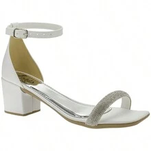 Women Heeled Sandals - White - View 1
