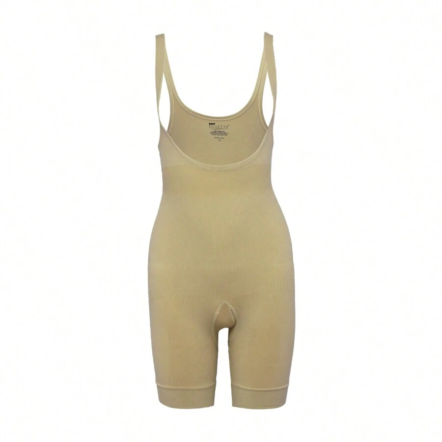 body siluette 1000  faja moldeadora para mujer con senos libre - Beis - Ver 1
