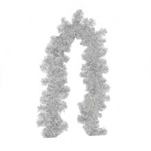 Guía Guirnalda Blanco Navideña Pino Guia Navideña Sintética Blanca Decoración 270 Cm Navidad - Blanco - Ver 4