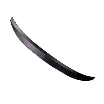 1套全黑色三段式組合翼式汽車車頂尾翼,適用於所有車款