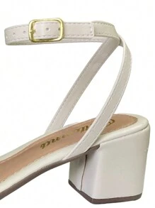 Women Heeled Sandals - 香檳色 - 查看 2