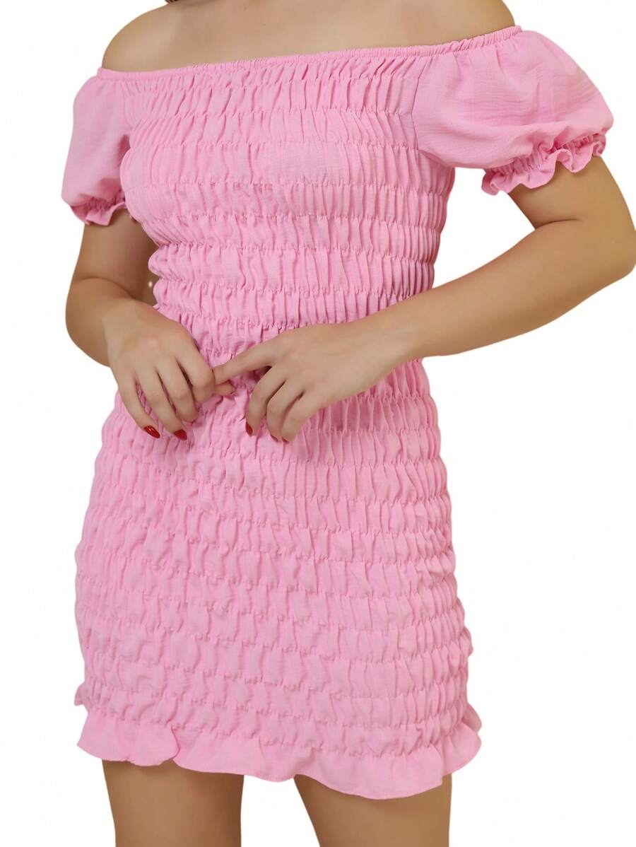 Women Dresses - 淺粉色 - 查看 1