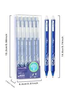 12pcs Blue Erasable Pens - Blue - View 10