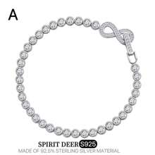 SPIRITDEER 男士/女士 100% 纯银 925 手链 时尚潮流珠宝 SD169