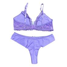 Women Sexy Lingerie - Lilac Purple - View 2