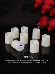 24入組無火led電子蠟燭夜燈,電池運行的茶燭,暖白色小燭臺燭,適合用於燭光音樂會、生日派對、酒店婚禮浪漫電子蠟燭、其他節日裝飾燈、家庭派對、度假居家裝飾 - 米色 - 查看 9