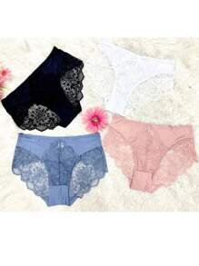 bikini de encaje - Azul lavado medio - Ver 1