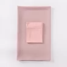 2 件/套女式純色雪紡珍珠蓋頭和內帽 - 珊瑚粉 - 查看 3