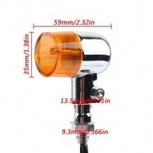 PowerMotor 機車轉向燈，適用於哈雷、鈴木、川崎等品牌，適用於2000-2023年款式