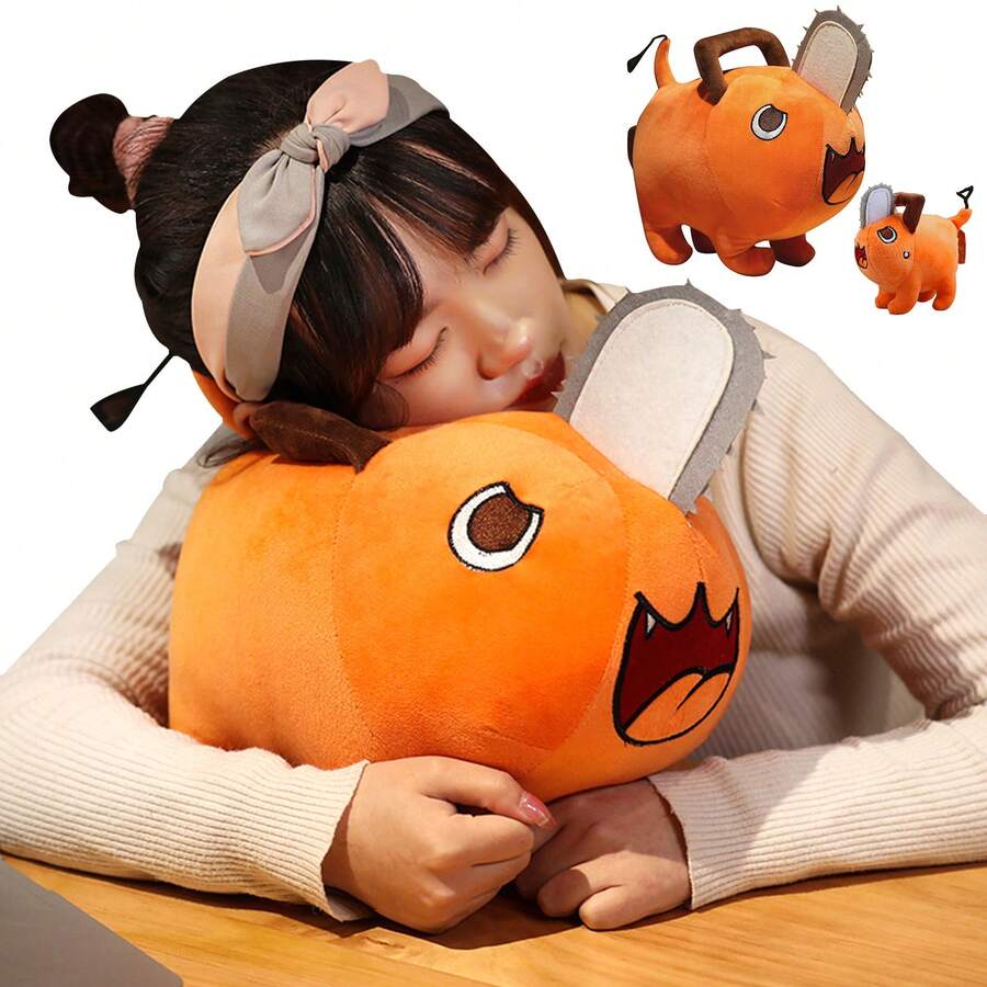 Motosierra Anime Hombre Pochita Excelente Plush Dog Juguetes - Caqui - Ver 1