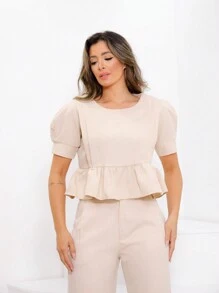 Women Two-piece Outfits - Màu Khaki - Xem 4