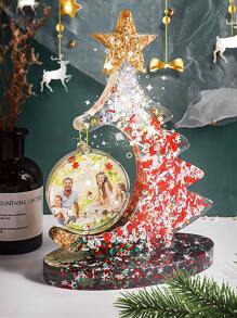2 Khuôn Nhựa Cho Khung Ảnh, Khuôn Silicon Lớn, Khuôn Nhựa Hình Cây Thông Noel Để Đúc Epoxy, Làm Đồ Thủ Công Độc Đáo & Khuôn Khung Giáng Sinh Nghệ Thuật Để Trang Trí Bàn & Quà Tặng Gia Đình - trắng - Xem 3