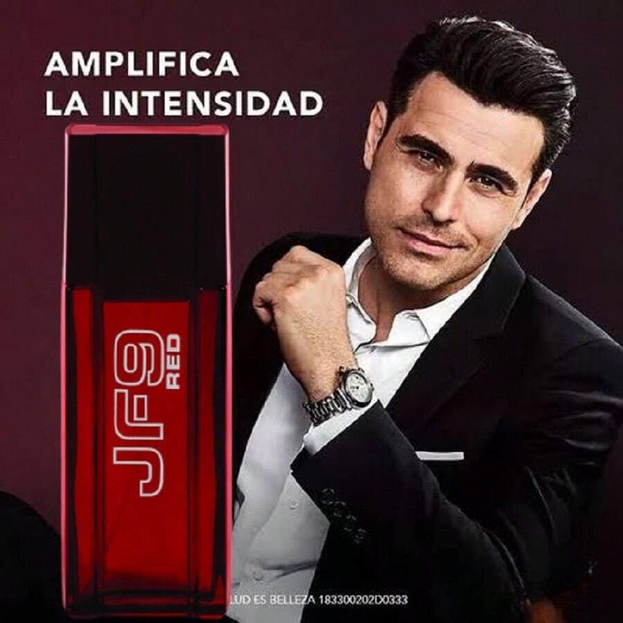 Jafra JF9 Red Colonia ORIGINAL Perfume Fragancia para Hombre Caballero - Rojo - Ver 1