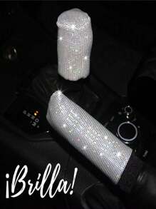 KIT CUBRE VOLANTE CON BRILLOS - Plateado - Ver 4