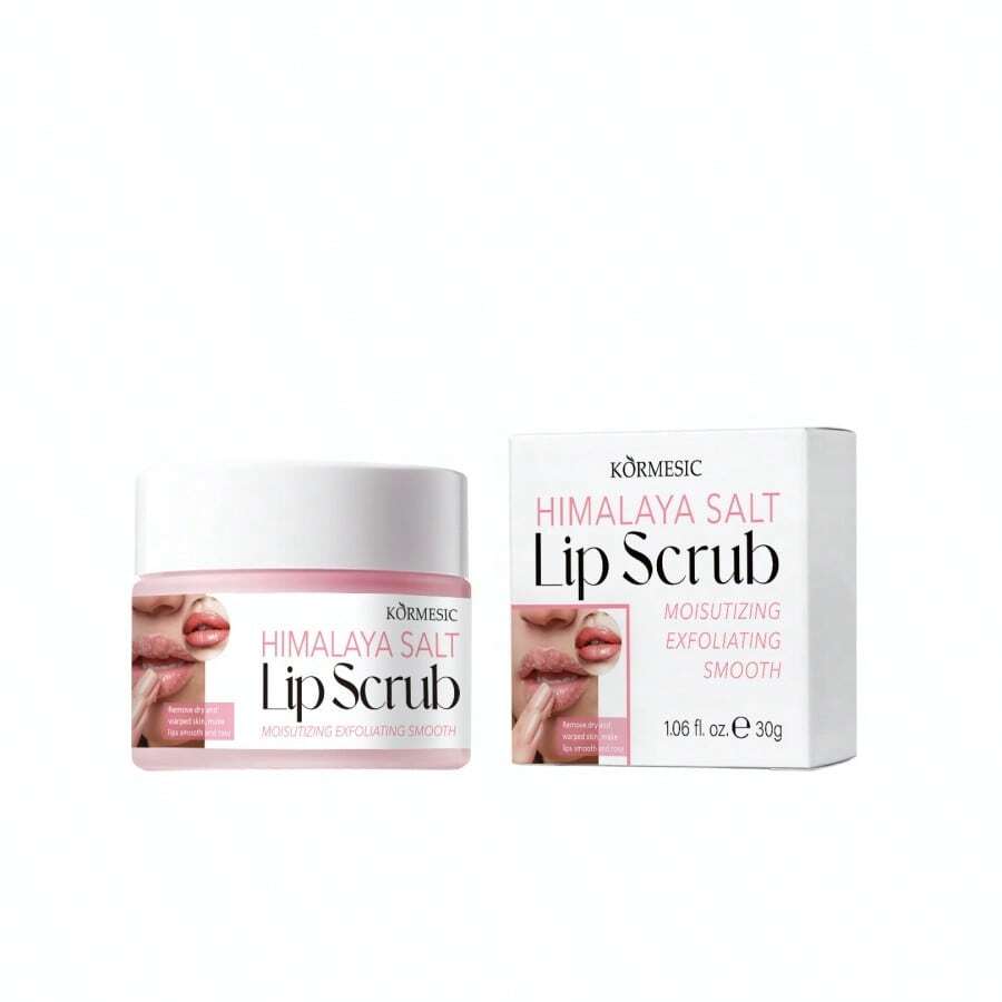 1 Pieza De Exfoliante De Labios Con Sal Del Himalaya - Multicolor - Ver 1