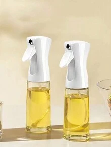 1pc Outdoor Bbq Press-Type Oil Spray Bottle, Kitchen Oil Sprayer For Cooking - Black - View 3