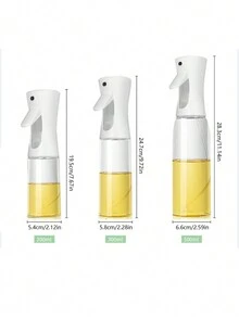 1pc Outdoor Bbq Press-Type Oil Spray Bottle, Kitchen Oil Sprayer For Cooking - Black - View 6