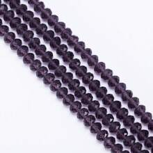 65 pièces violet Perle Cristal & 8mm Verre Perle Artisanat DIY Perle Pour Fabrication Bracelet , Collier , Boucles D'oreilles Et Bijou