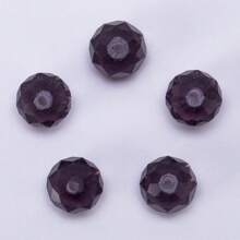 65 pièces violet Perle Cristal & 8mm Verre Perle Artisanat DIY Perle Pour Fabrication Bracelet , Collier , Boucles D'oreilles Et Bijou