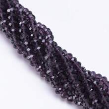 65 pièces violet Perle Cristal & 8mm Verre Perle Artisanat DIY Perle Pour Fabrication Bracelet , Collier , Boucles D'oreilles Et Bijou