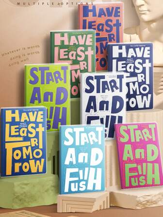 1 件復古風格筆記本,隨機封面,a5 超厚筆記本,96 張,適合學生筆記、工作和日記