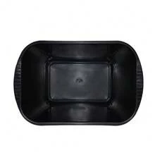 Bote de basura Jumbo plastico de 24 litros para oficina y hogar - Negro - Ver 5