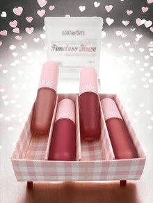 Set Of 4 Kevin & Coco Liquid Matte Lipsticks In Various Shades - Nude Beach - View 2