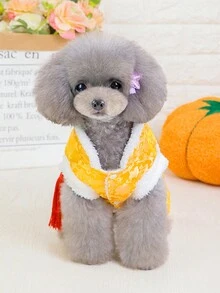 Áo liền quần Thú cưng - Màu vàng - Xem 2