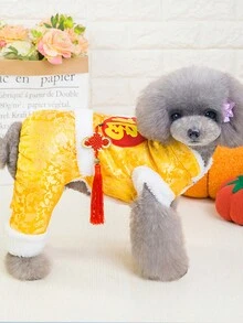 Áo liền quần Thú cưng - Màu vàng - Xem 1