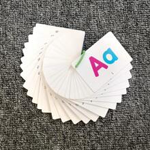Alphabet Flash Cards - Write And Wipe Laminated ABC Letter Tracing Practice Card For KindergartenSchool, Student,Stationery,School Supplies - Multicolor - View 6