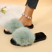 Women's House Slippers - Green - View 2