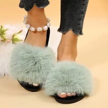 Women's House Slippers - Green - View 4