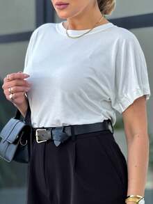 Women T-Shirts - 白色 - 查看 3