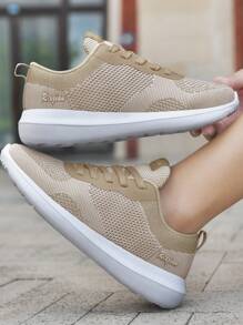 Women's Running Shoes - Beige - View 5